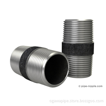 Seamless Black Pipe Nipple Steel Nipple